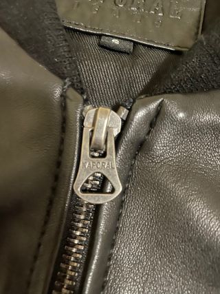 Giacca in pelle Kaporal nera