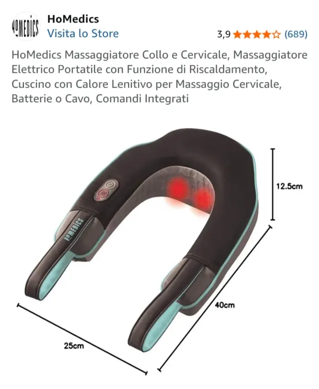 HoMedics Massaggiatore Collo e Cervicale