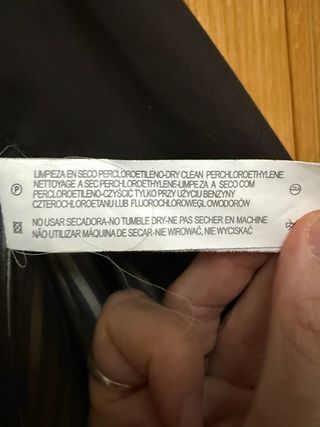 Gabardina Zara Basic marrón