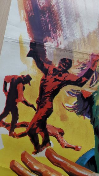 Cartel original cine Oro maldito (1967)