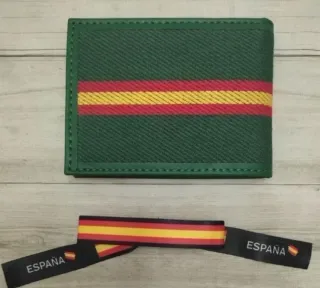 REBAJA: CARTERA EN PIEL BILLETERA VERDE ESPAÑA+ PU