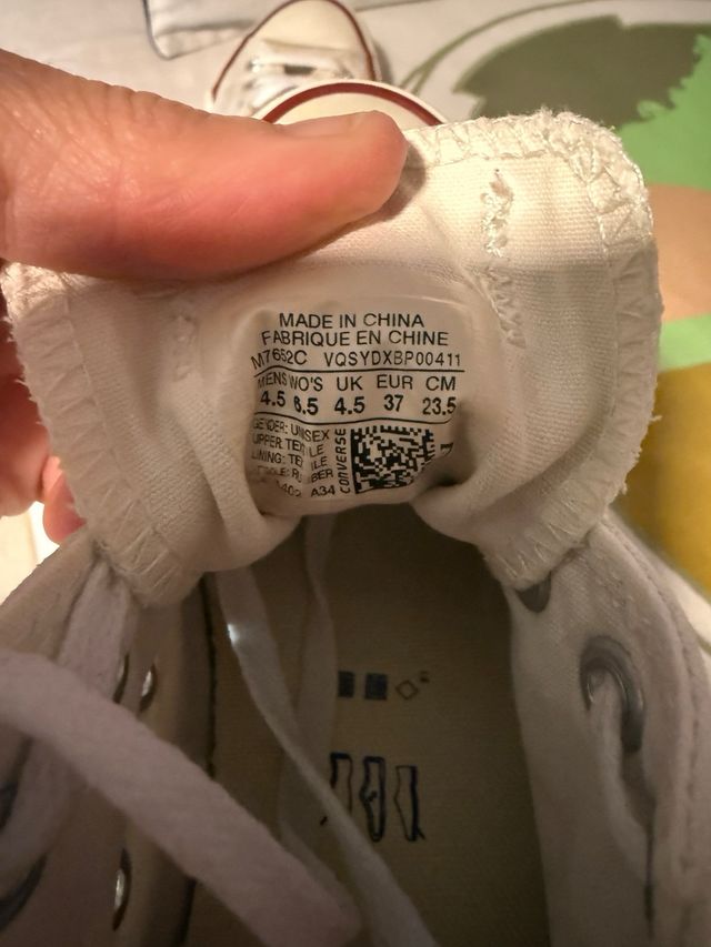 Converse Blancas Talla 37