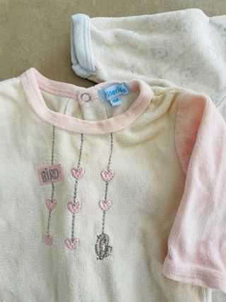 Pijamas de bebé de felpa (2 unidades)