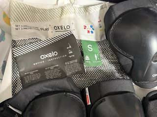 Set 3 protectores Oxelo Talla S
