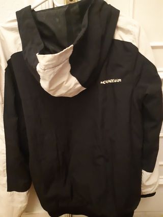 Cortavientos McKenzie Negro y Beige Talla M