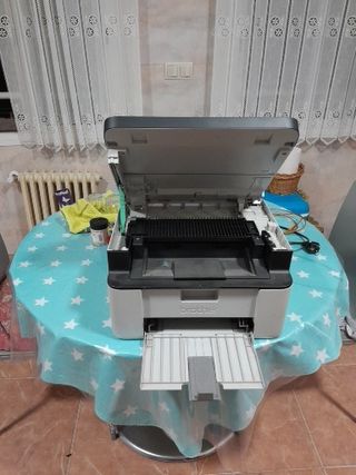 Impresora Brother Color Gris/Blanco