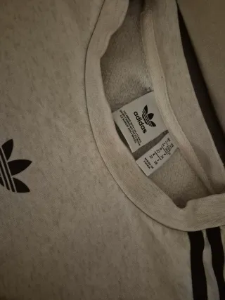 Conjunto Chándal Adidas Gris claro/beige y Negro