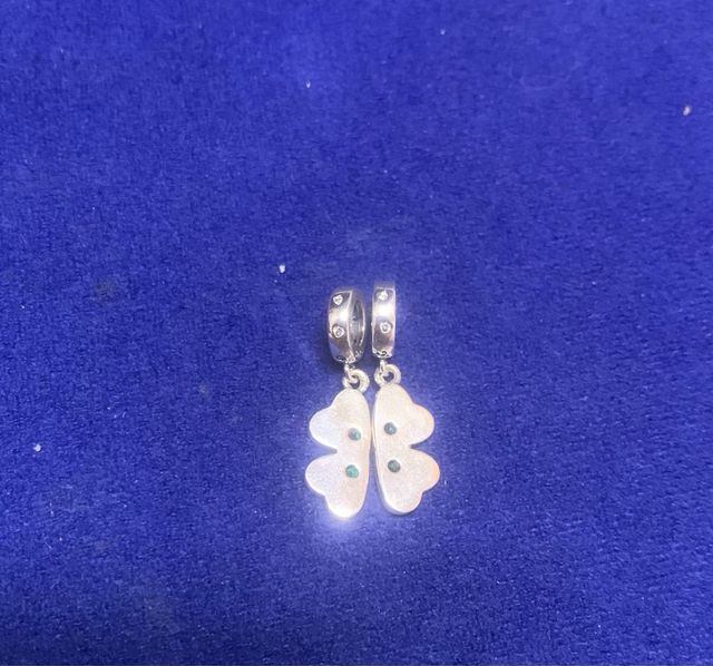 Charm Trébol Suerte Plata pulsera Pandora collar