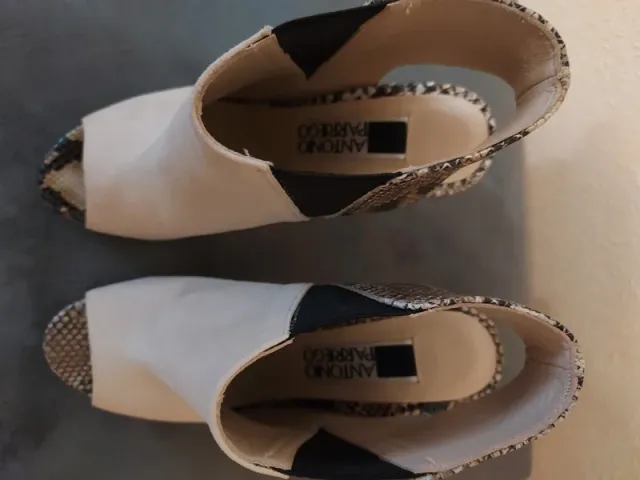 Botines Antonio Parriego Beige/Multicolor