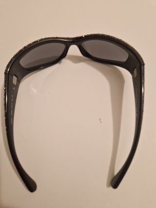 Occhiali da sole Swarovski neri e argento