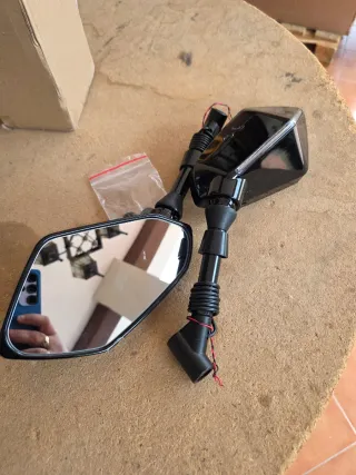 Espejos Retrovisores Yamaha Negros