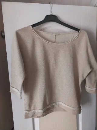 Suéter Promod Beige tipo sudadera