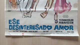 Cartel original Ese desinteresado amor (1963)