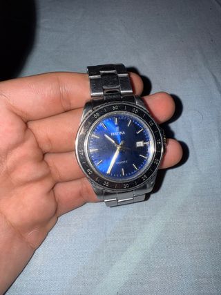 Reloj Festina Azul y Plateado