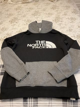 Sudadera The North Face XL Negra y Gris talla niño