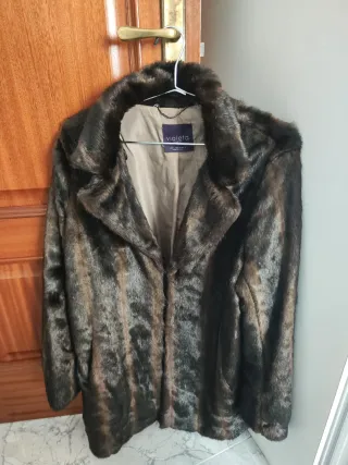 Chaquetón Vintage Marrón Talla Única