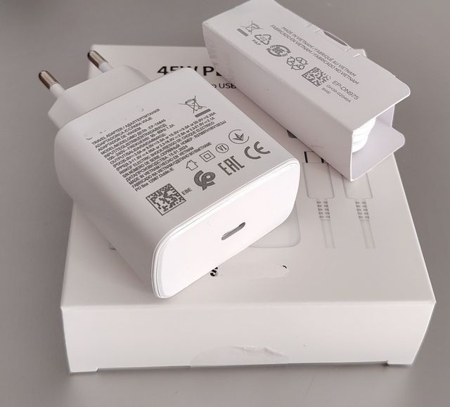 Cargador compatible Samsung 45W USB-C Carga Rápida