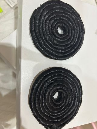 Moño de fallera negro