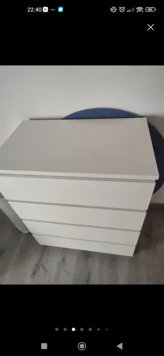 Cómoda Malm Ikea Blanca