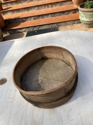 Cedazo antiguo para harina