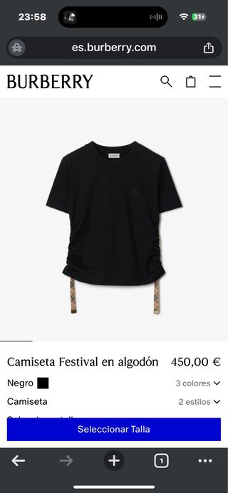 Camiseta Burberry de mujer!