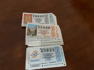 Colección Billetes Lotería Antiguos