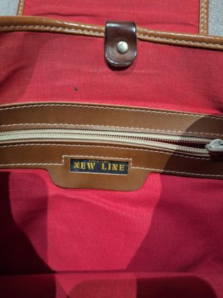 Borsa a secchiello in cuoio