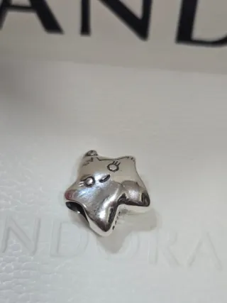 Pandora Charm Estrella Sonrisa Plata