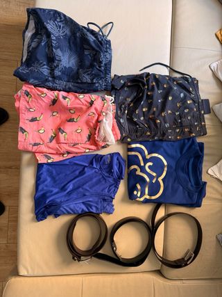 Pantalones largos/Bañadores/ Shorts/Cinturones