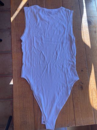 Body Zara Blanco Mujer