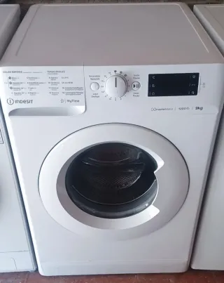 Lavadora INDESIT de 9 kg con Garantía