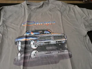 Camiseta Dodge Charger Gris