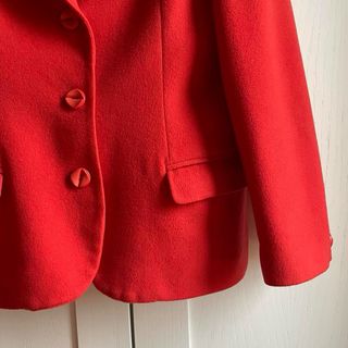 Blazer sartoriale panno rosso