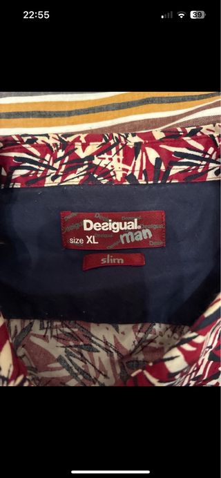 Camisa Desigual Estampada Talla XL