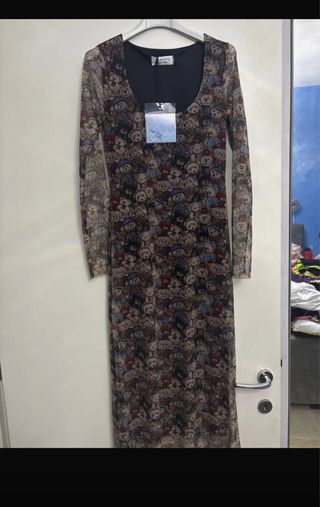 Abitino lungo orsetti elasticizzato nuovo