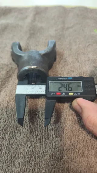 Cuerpo Cardan Rotovator Pasquali 6 Estrias