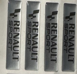 Pegatinas Resina Renault Sport (4 uds)