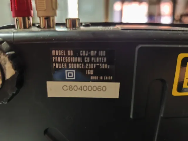 Reproductor Akiyama CDJ-MP100 MP3