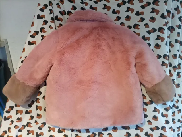 Abrigo pelo rosa 24-36m Nuevo El Corte Inglés