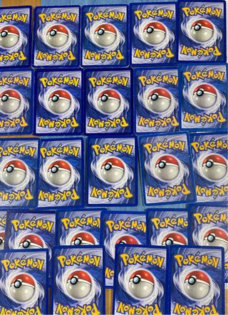 30 cartas pokémon FOSSIL inglés SIN REPETIR