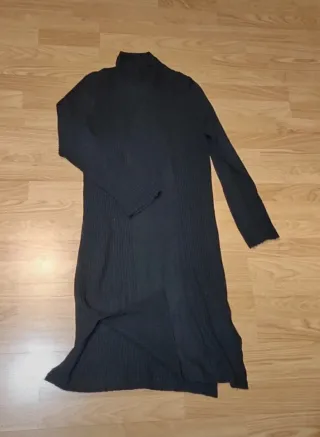 Vestido de punto gris