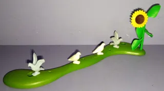 Playmobil girasol y pájaros