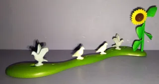Playmobil girasol y pájaros