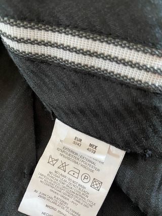 Traje de hombre azul 