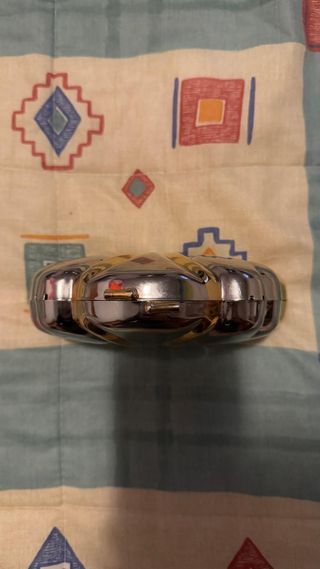 Bolso de fiesta dorado y plateado