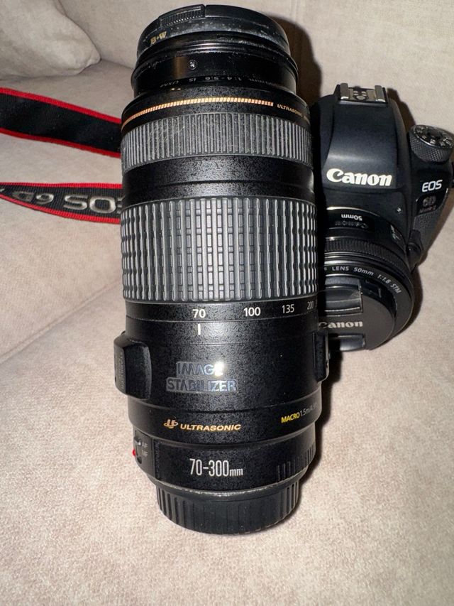 Câmera Canon EOS 6D Mark II + Lentes