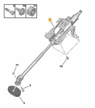 COLUMNA DIRECCION CITROEN C4 CACTUS