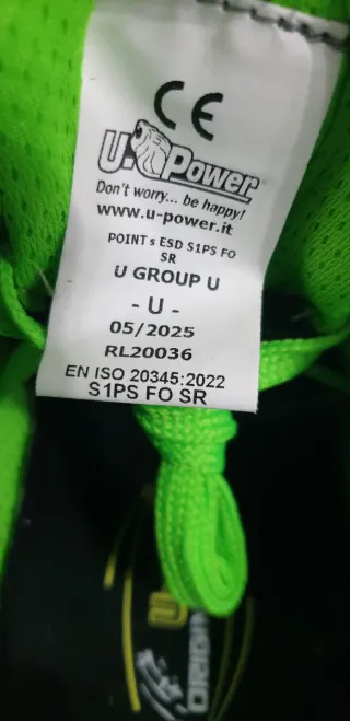 Scarpe da lavoro antinfortunistica U POWER n 41