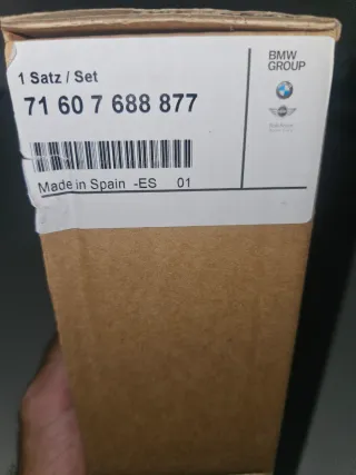 Respaldo para top case Vario Bmw. Nuevo.