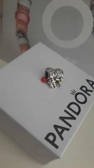 Charm Pandora Pareja Corazón Rojo